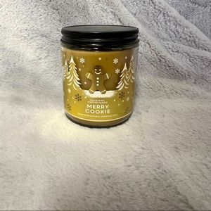 Bath & Body Works White Barn Merry Cookie candle